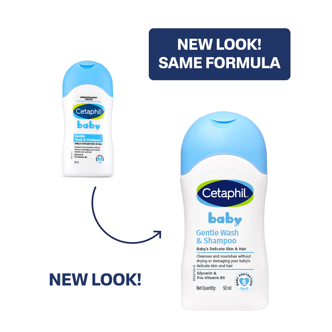 Cetaphil Baby Gentle Wash & Shampoo - 50 ml - Image 2