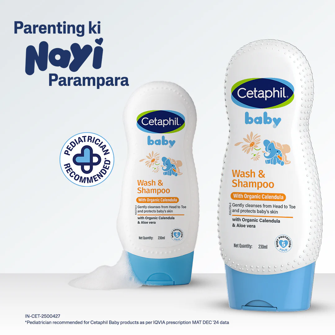 Cetaphil Baby Wash & Shampoo with Organic Calendula | Dermat Tested - Image 8