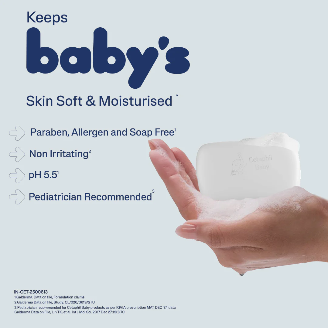 Cetaphil Baby Mild Bar - (100gm) - Image 3