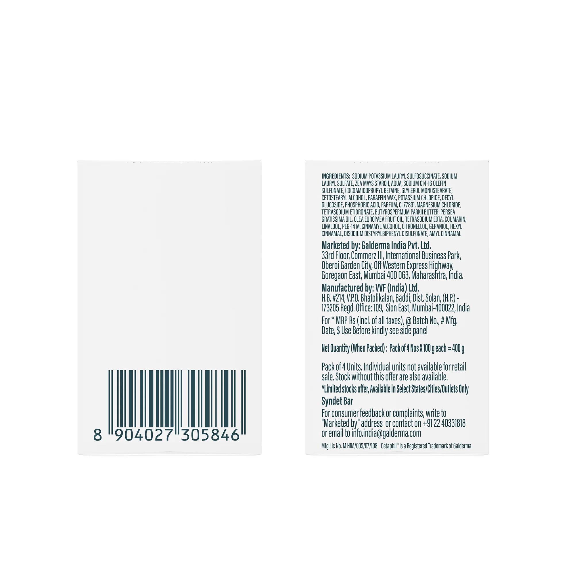 Cetaphil Baby Mild Bar - (4x100gm) - Image 9