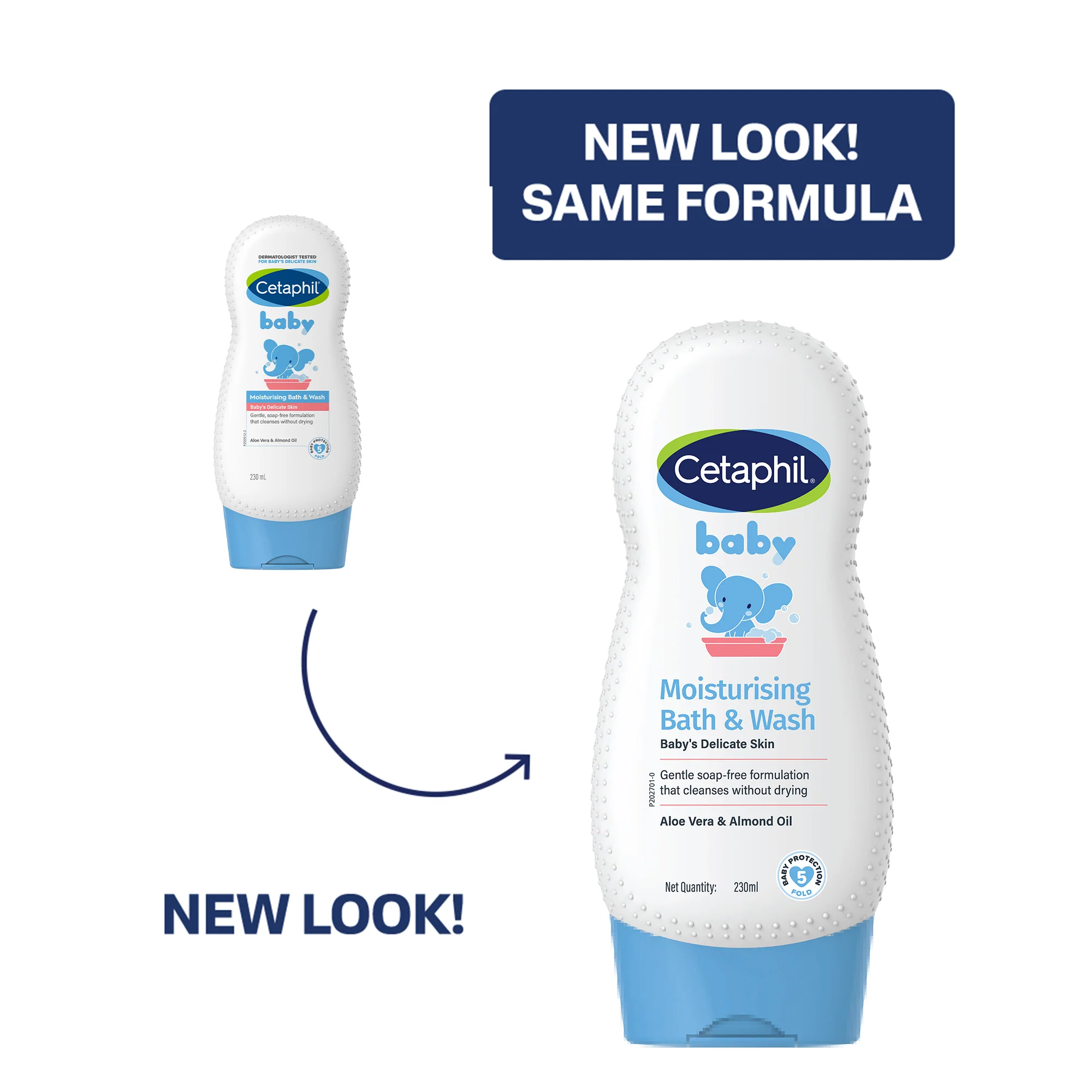 Cetaphil Baby Moisturising Bath & Wash | Dermat Tested - Image 2