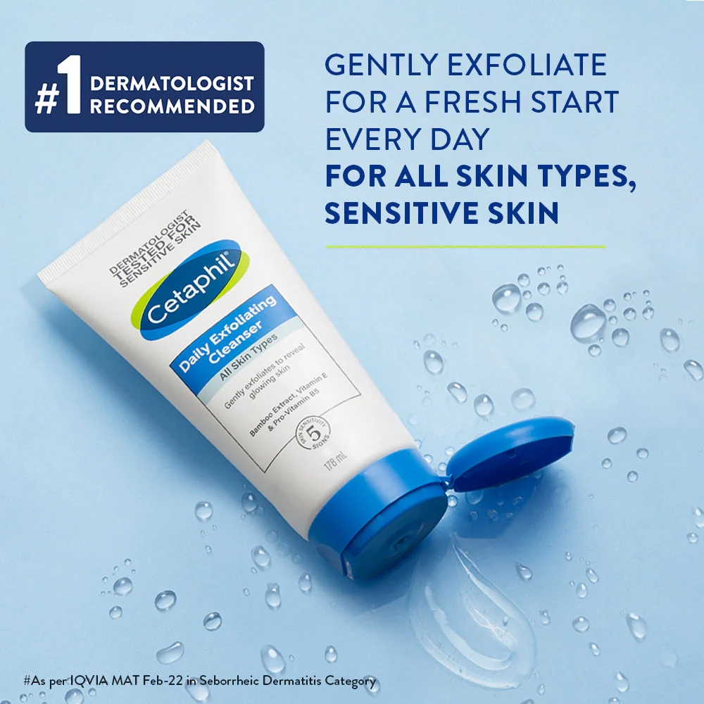 Cetaphil Daily Exfoliating Cleanser with Vitamin B5 and E - Image 3