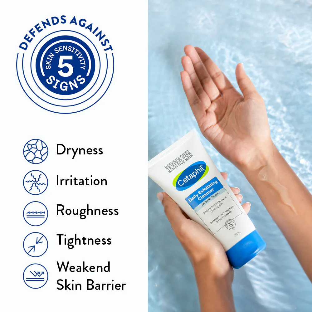 Cetaphil Daily Exfoliating Cleanser with Vitamin B5 and E - Image 5