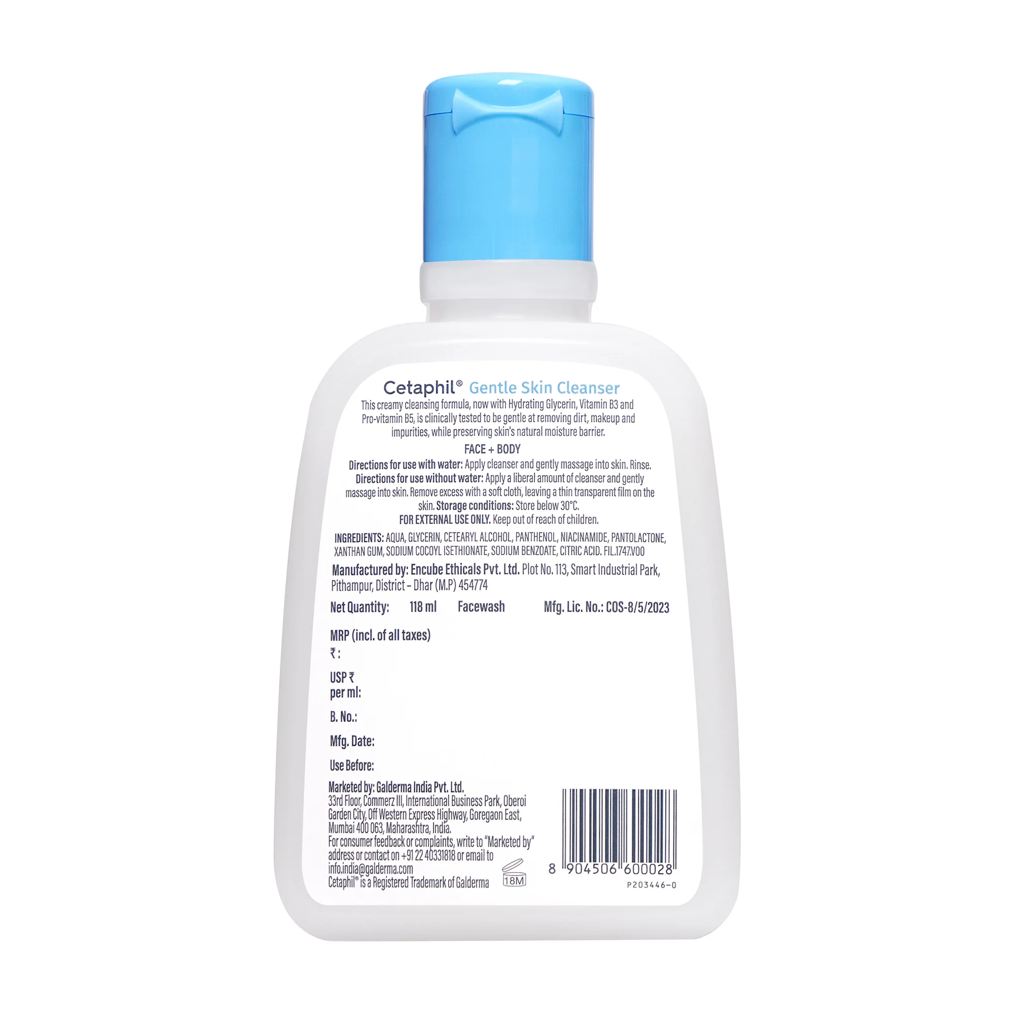 Cetaphil Gentle Skin Cleanser 118 ml | Dermat recommended - Image 12