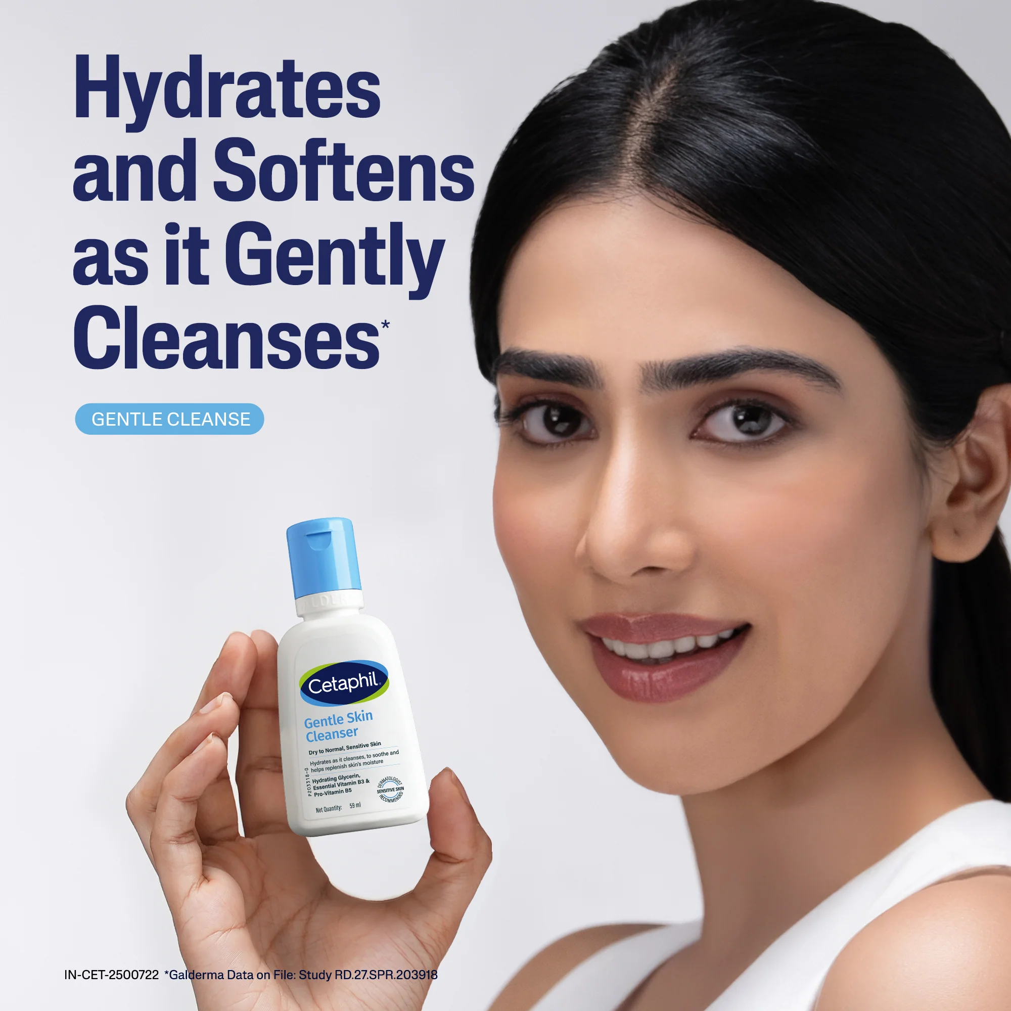 Cetaphil Gentle Skin Cleanser 59 ml | Dermat recommended - Image 3
