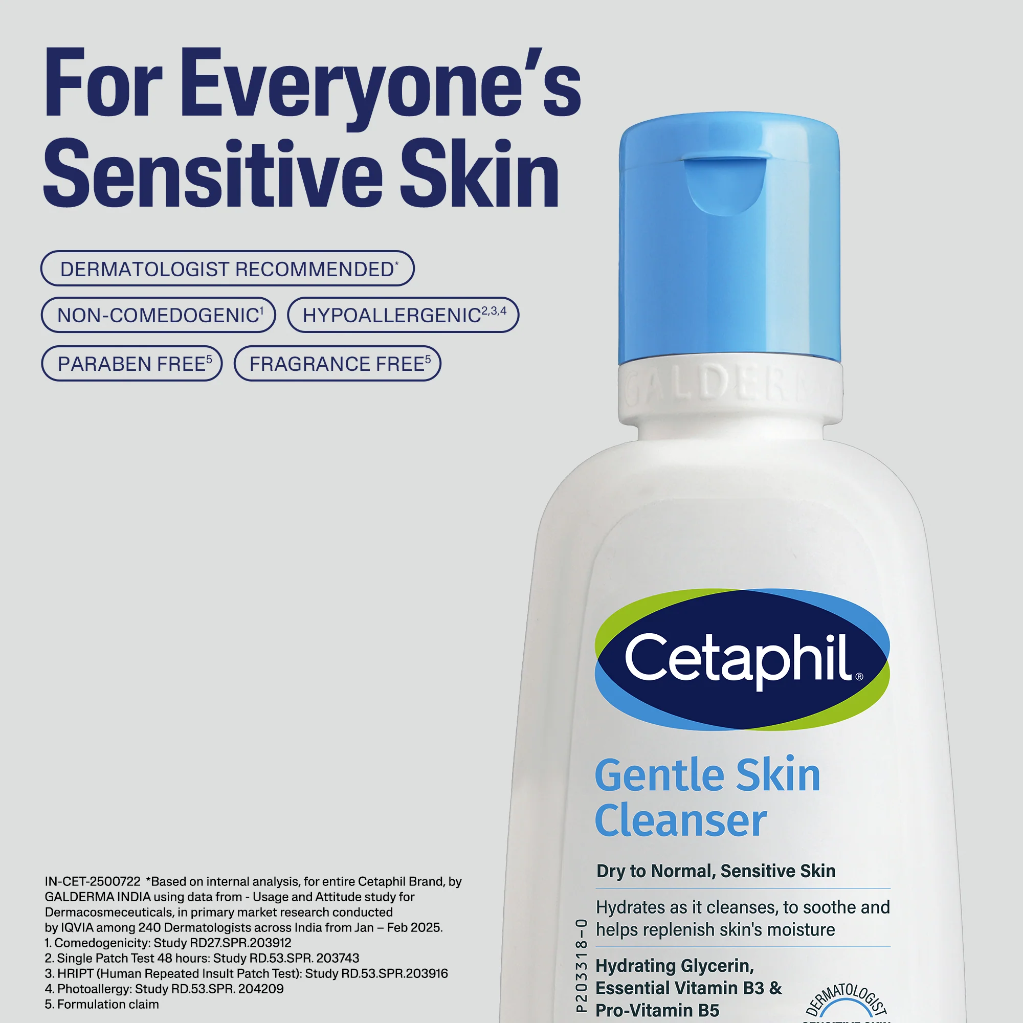 Cetaphil Gentle Skin Cleanser 59 ml | Dermat recommended - Image 5