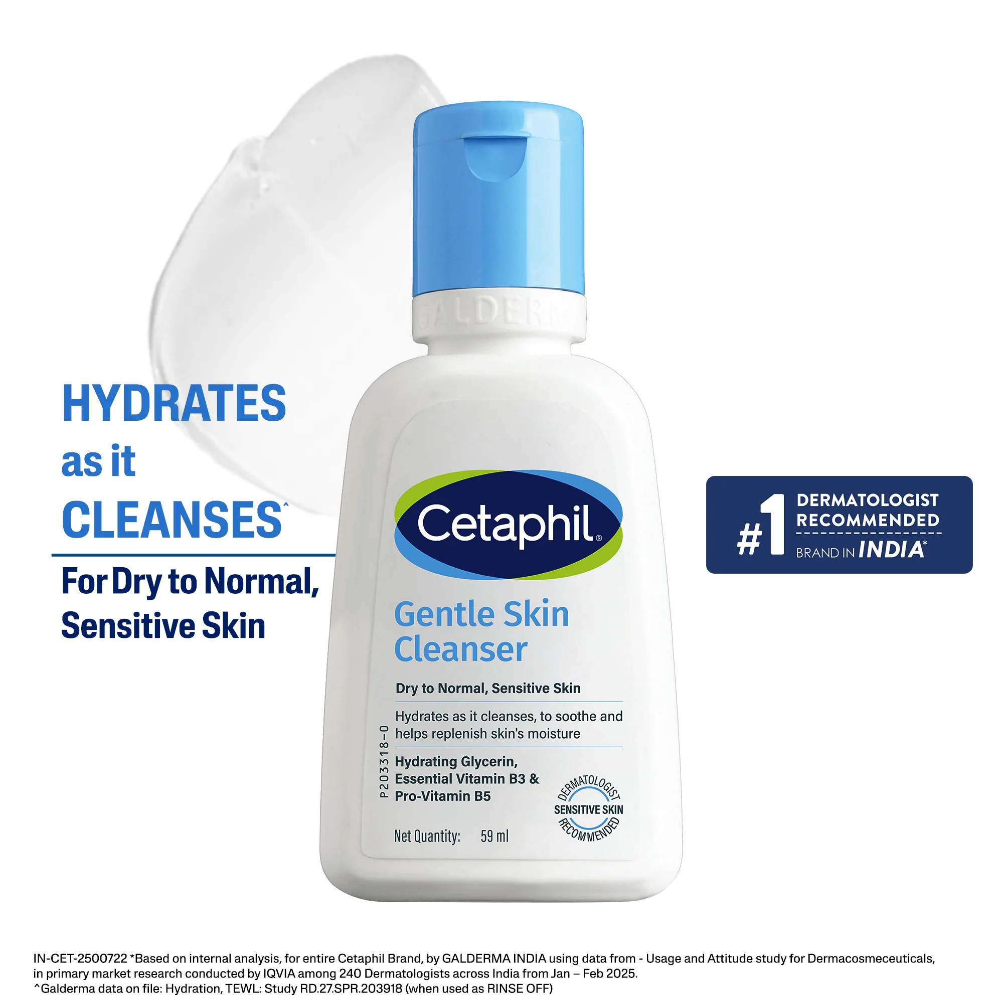 Cetaphil Gentle Skin Cleanser 59 ml | Dermat recommended - Image 8