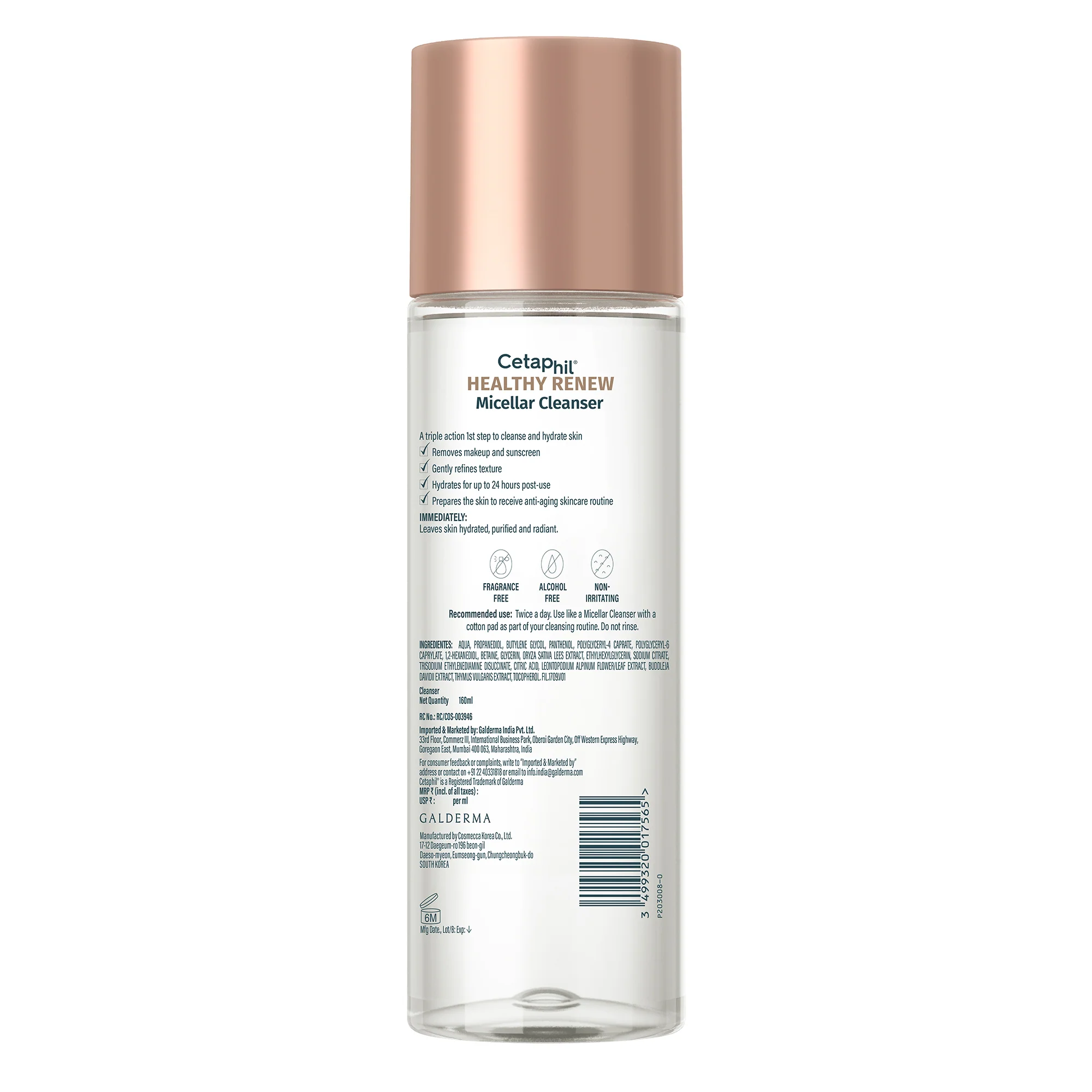Cetaphil Healthy Renew Micellar Cleanser - 160ml - Image 10
