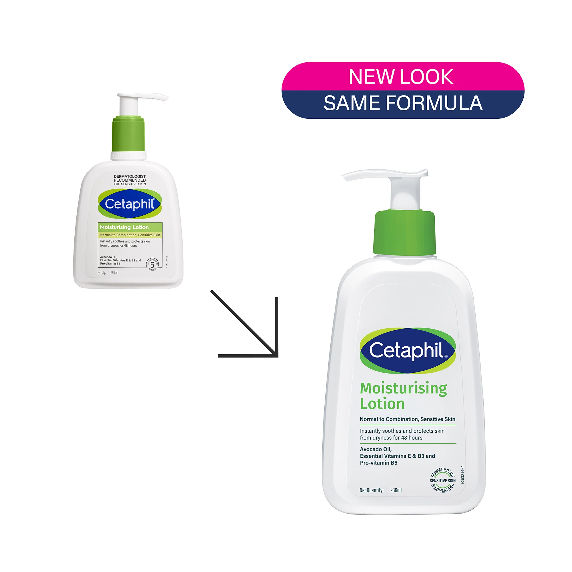 Cetaphil Moisturising Lotion 250ml For Dry to Normal skin - Image 3