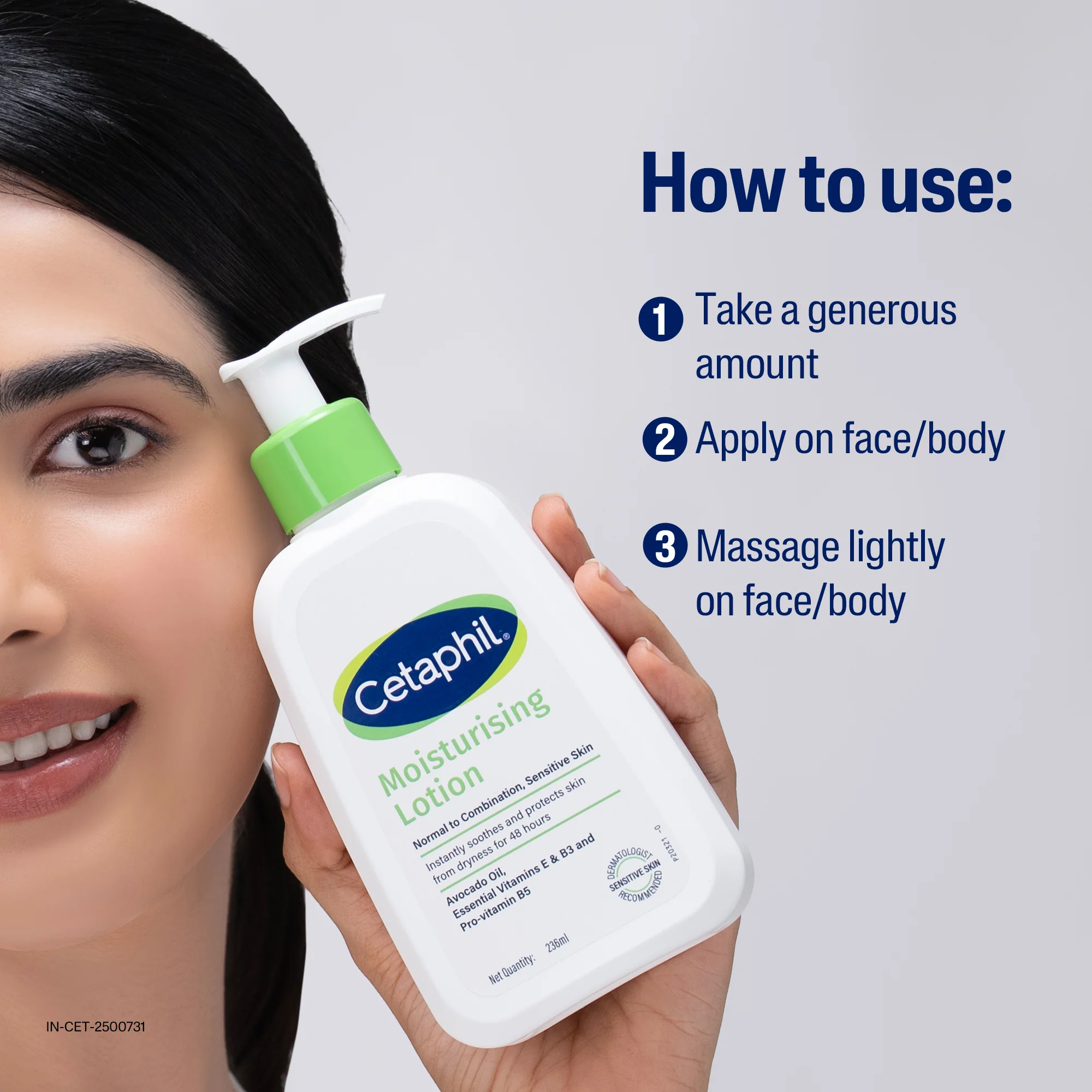 Cetaphil Moisturising Lotion 250ml For Dry to Normal skin - Image 7