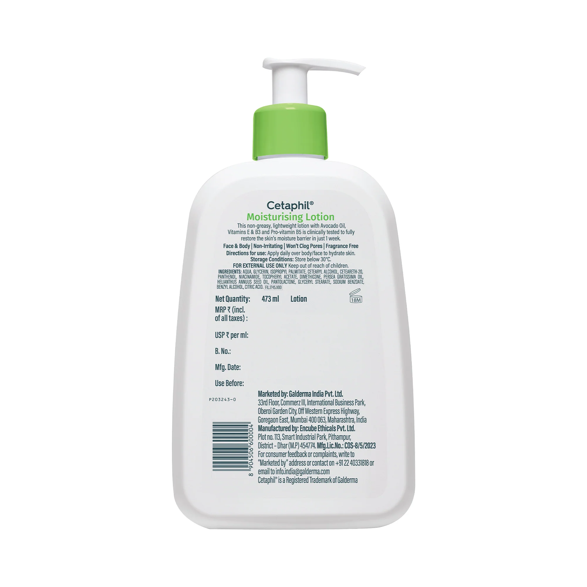 Cetaphil Moisturising Lotion 473 ml For Dry to Normal skin - Image 12