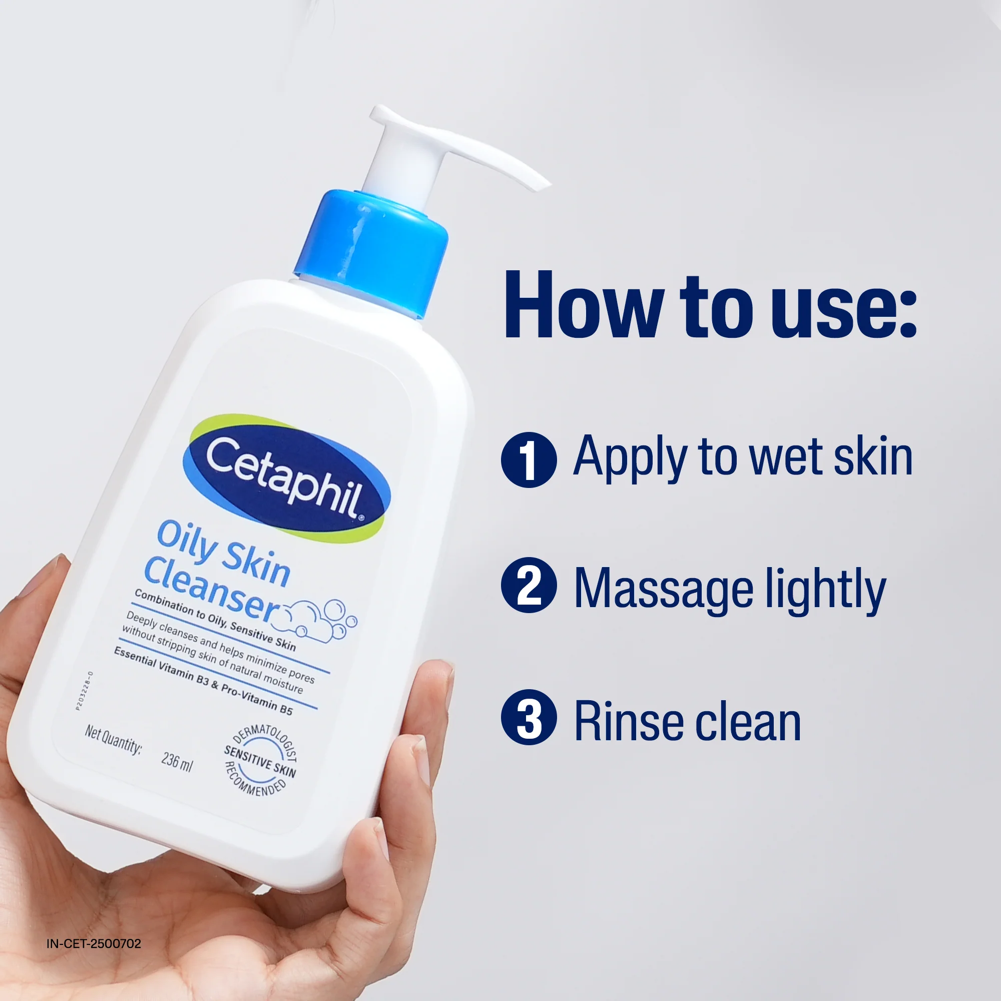 Cetaphil Oily Skin Cleanser 236 ml | Dermat Recommended - Image 12