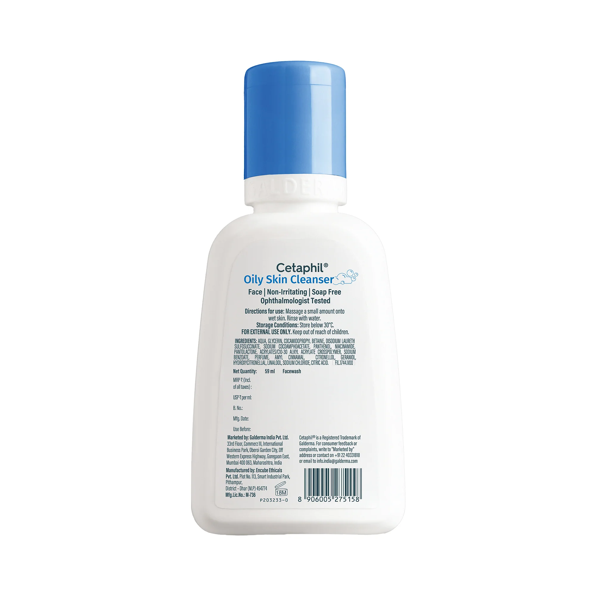 Cetaphil Oily Skin Cleanser 59 ml | Dermat Recommended - Image 13