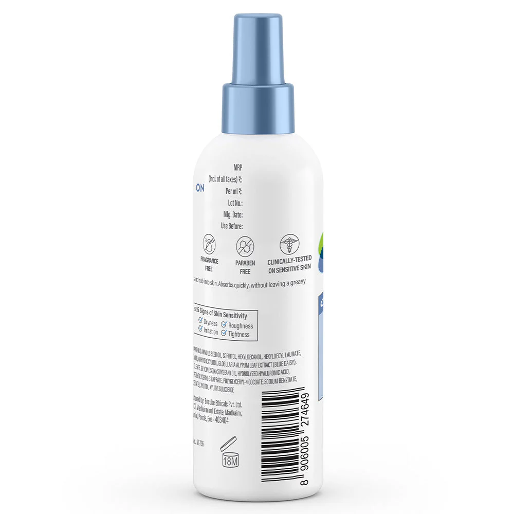 Cetaphil Optimal Hydration Body Spray Moisturizer 207ml - Image 2