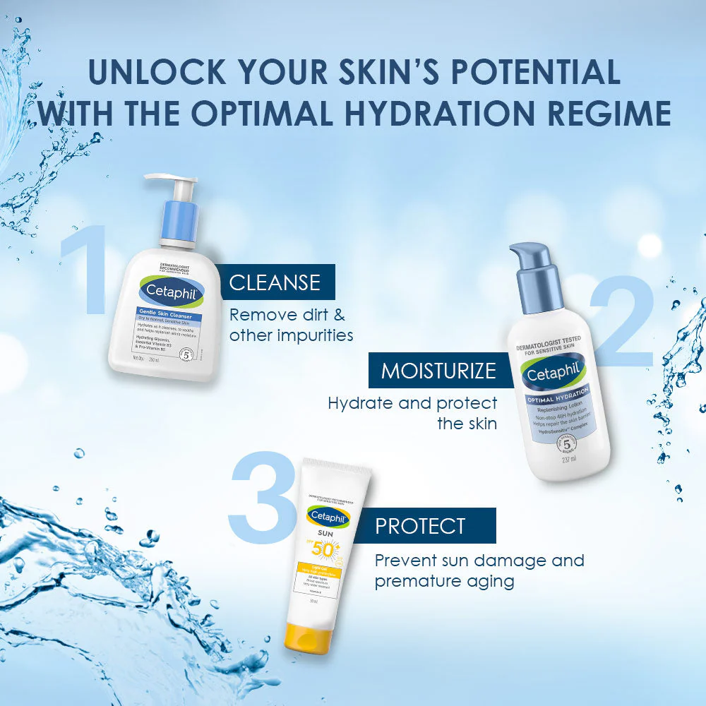 Cetaphil Optimal Hydration Replenishing Body Lotion 237ml - Image 3