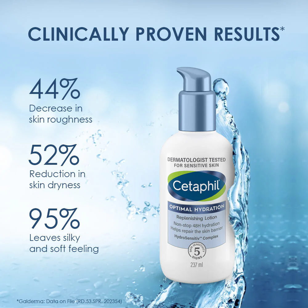 Cetaphil Optimal Hydration Replenishing Body Lotion 237ml - Image 6