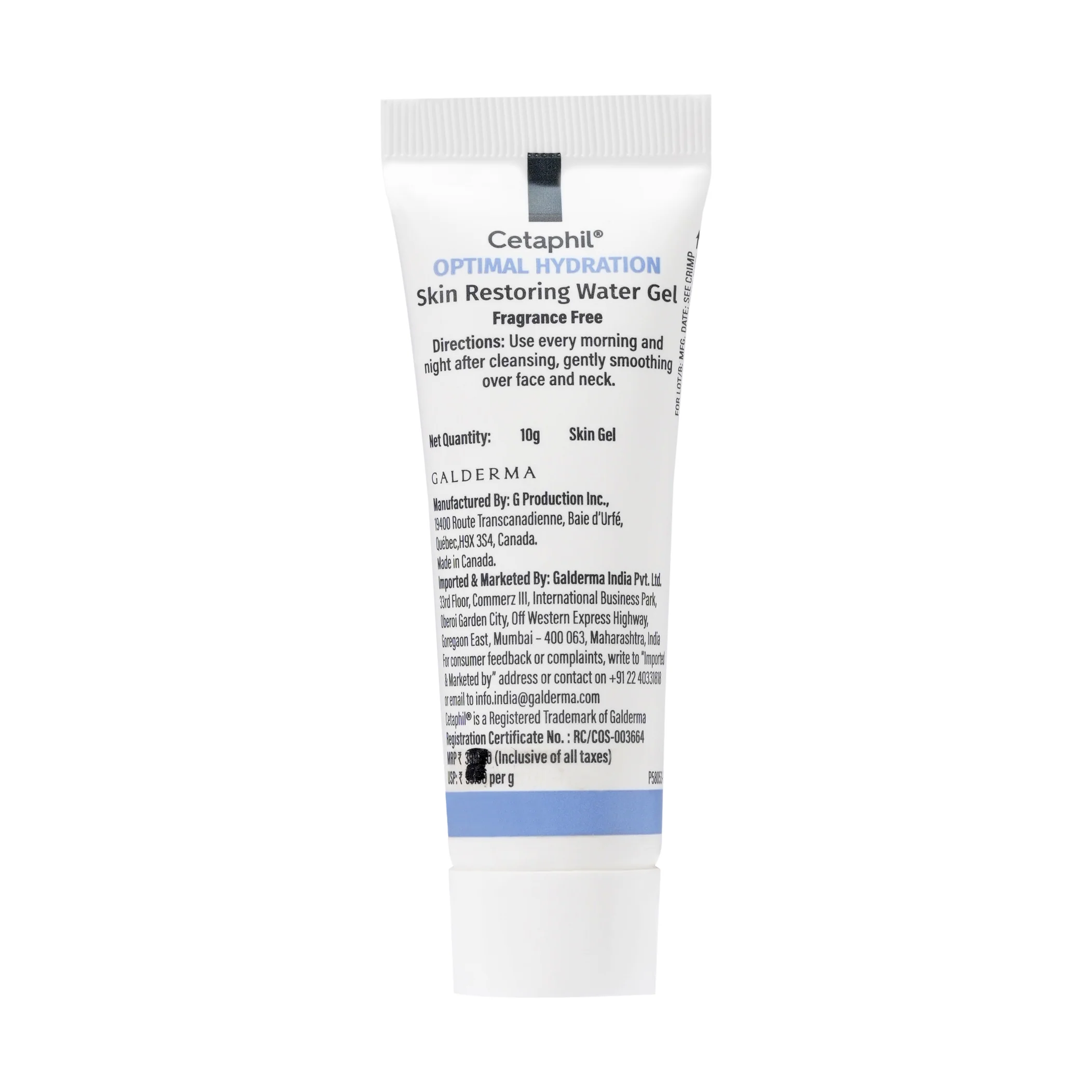 Cetaphil Optimal Hydration Restoring Water Gel 10g - Image 3