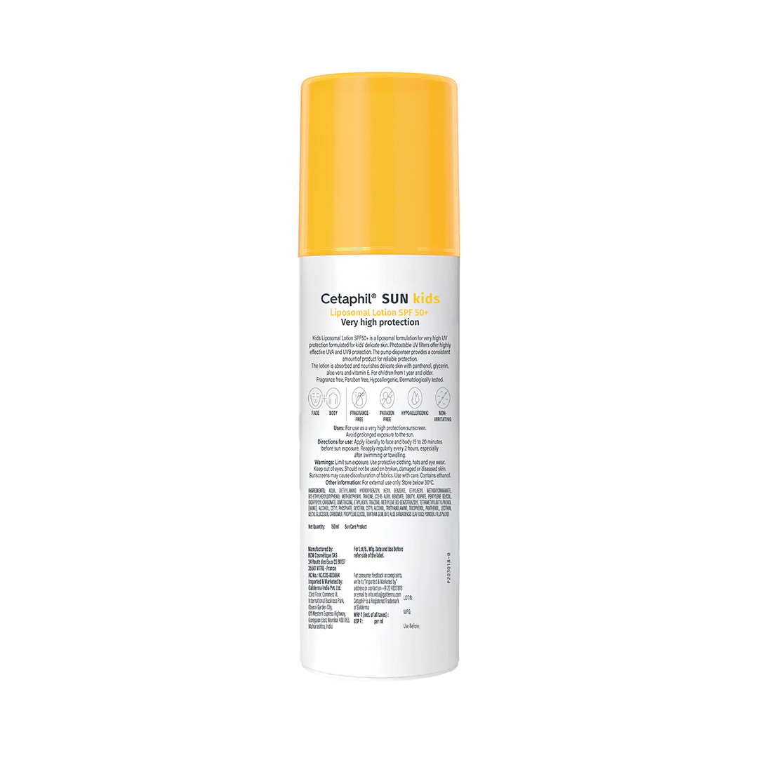 Cetaphil Sunscreen for Kids SPF 50+  | Dermat Tested - Image 3